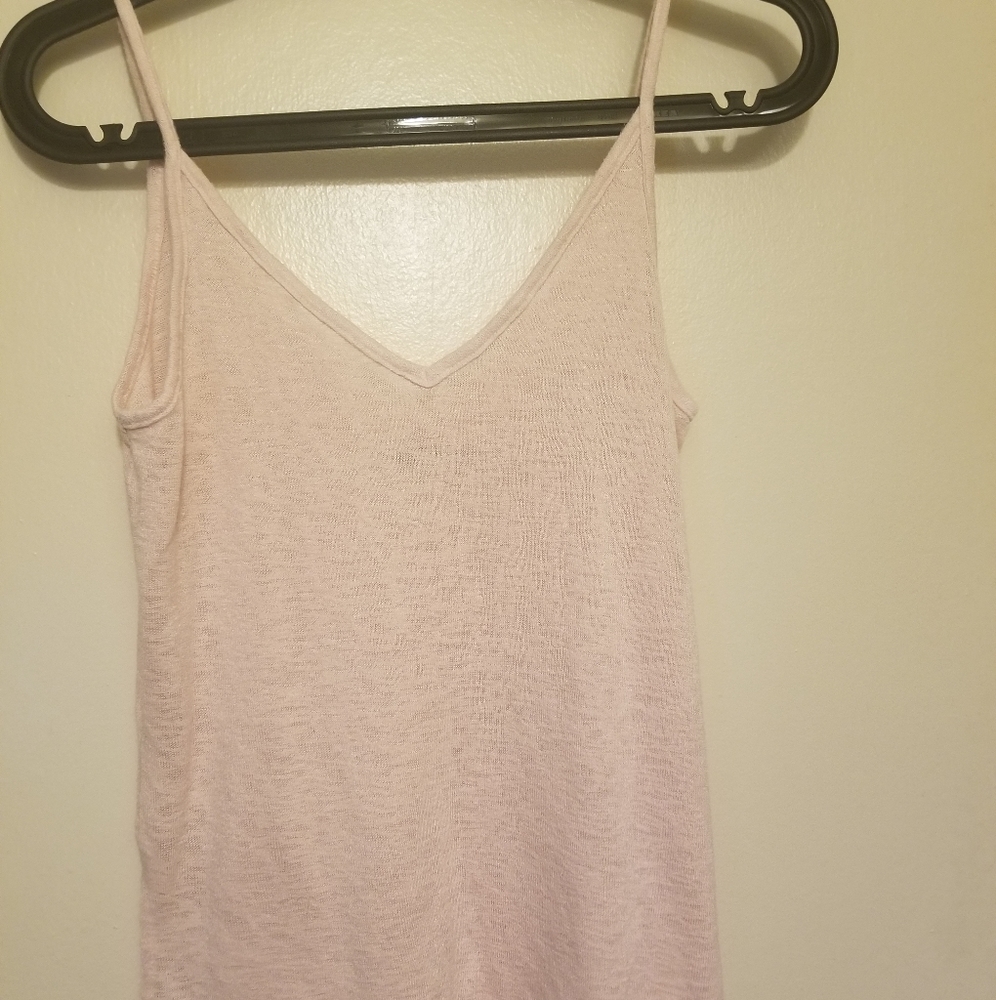 Light pink tank top sz xsmall